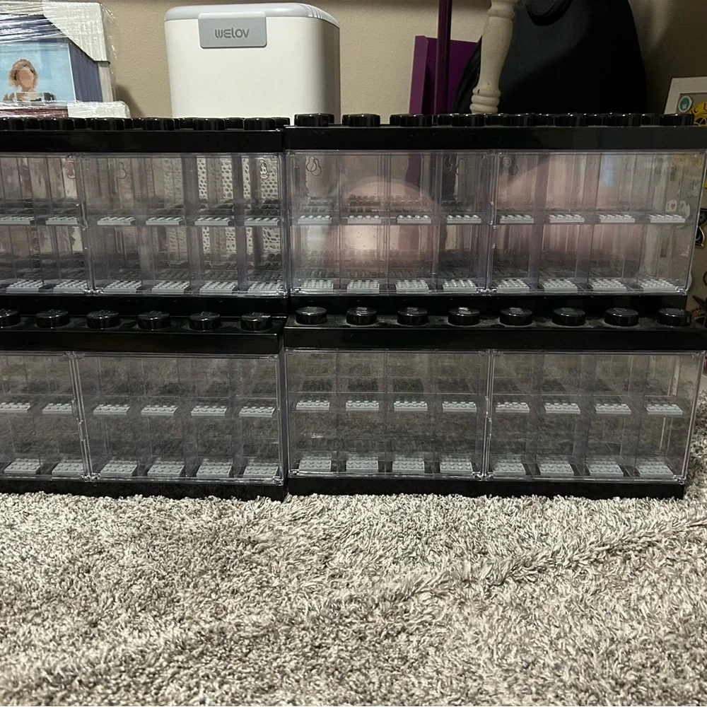 Custom listing for a101licia68 Lego Black and Clear Minifigure Display Case x7 - Picture 2 of 12
